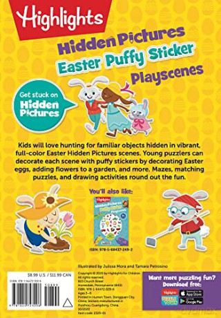 Easter Hp Puffy Sticker - Highlights [KSIĄŻKA]
