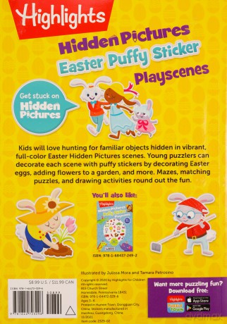 Easter Hp Puffy Sticker - Highlights [KSIĄŻKA]