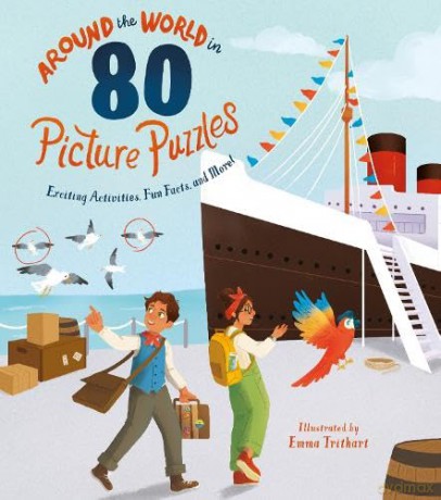 Around The World In 80 Picture Puzzles - Ivy Finnegan [KSIĄŻKA]