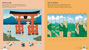 Around The World In 80 Picture Puzzles - Ivy Finnegan [KSIĄŻKA]