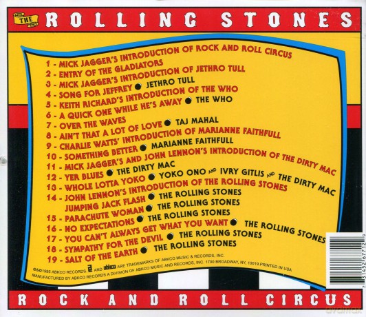 Rolling Stones: Rock'n'roll Circus [CD]