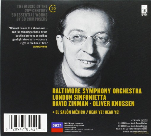 Copland:Billy The Kid (20C) (ecopack) [CD]