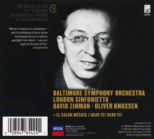 Copland:Billy The Kid (20C) (ecopack) [CD]