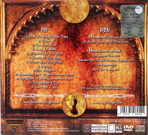 Blackmore's Night: Dancer And The Moon Limited Edition (digipack) [CD]+[DVD]