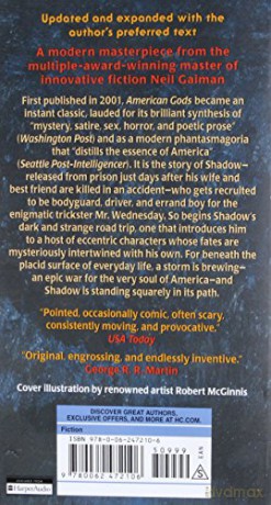 American Gods The Tenth Anniversary Edit - Neil Gaiman [KSIĄŻKA]