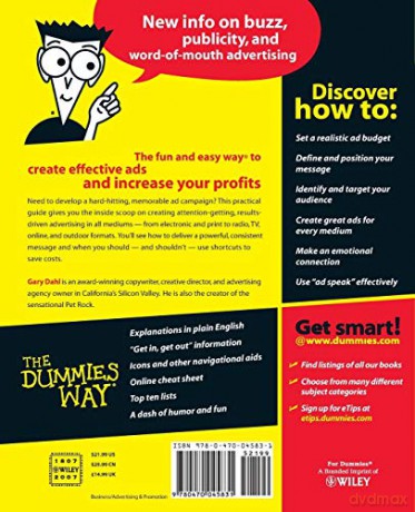 Advertising For Dummies - Gary Dahl [KSIĄŻKA]