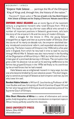 Emperor Haile Selassie - Unknown [KSIĄŻKA]