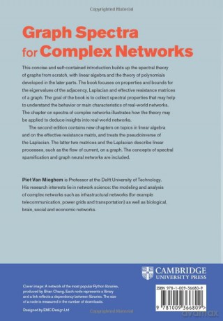Graph Spectra For Complex Networks - Piet Van Mieghem [KSIĄŻKA]