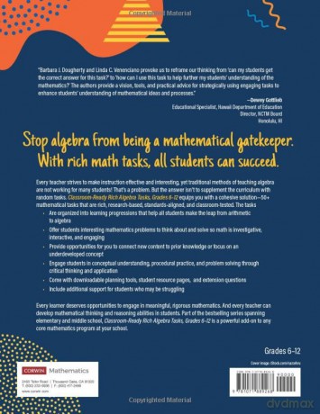 Classroom-Ready Rich Algebra Tasks Grad - Barbara J Dougherty [KSIĄŻKA]