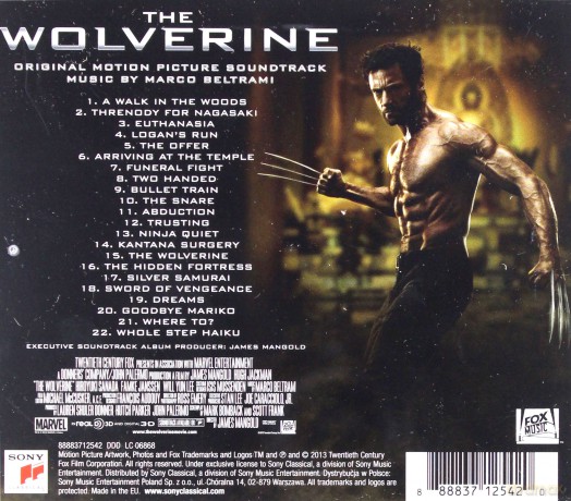 The Wolverine soundtrack (Marco Beltrami) [CD]