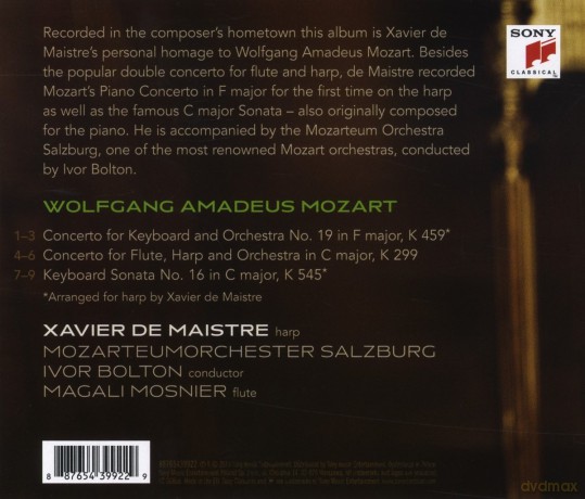 Xavier De Maistre: Mozart [CD]