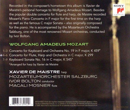 Xavier De Maistre: Mozart [CD]