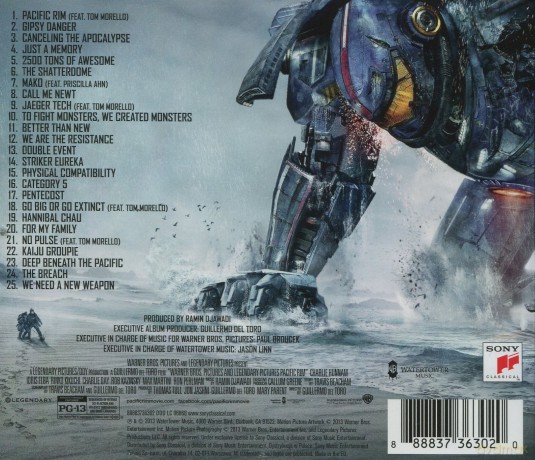 Pacific Rim soundtrack (Ramin Djawad) [CD]