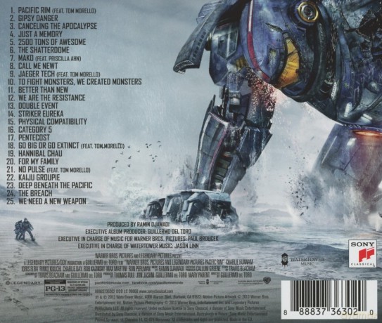 Pacific Rim soundtrack (Ramin Djawad) [CD]