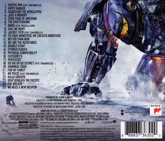 Pacific Rim soundtrack (Ramin Djawad) [CD]