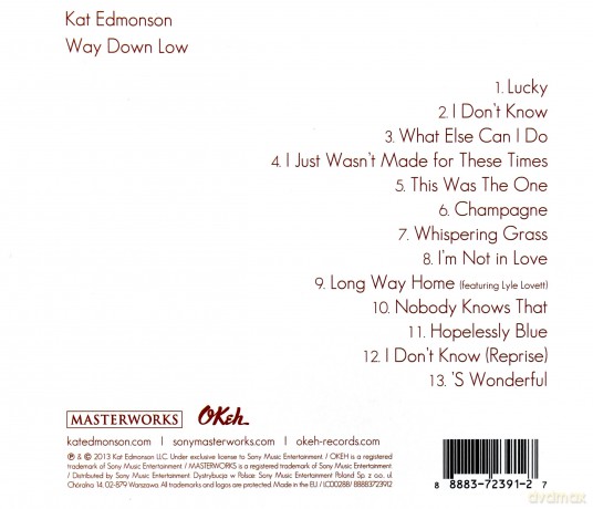 Kat Edmonson: Way Down Low [CD]