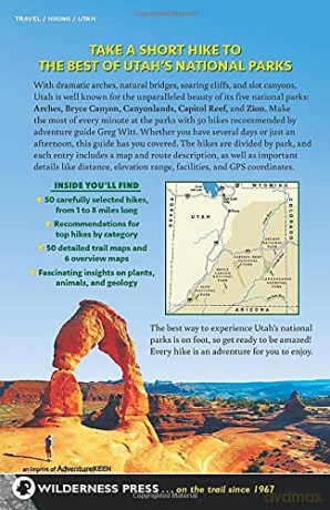 50 Best Short Hikes In Utahs National Pa - Greg Witt [KSIĄŻKA]