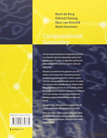 Computational Geometry - M De Berg [KSIĄŻKA]