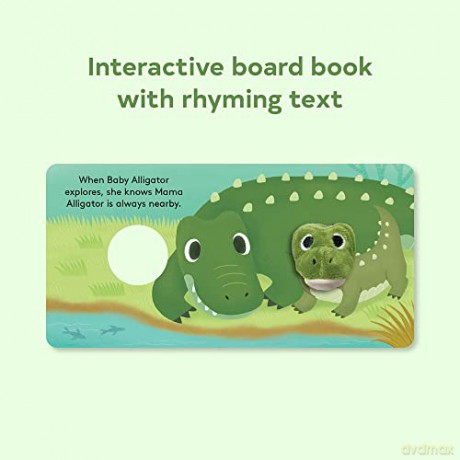 Baby Alligator Finger Puppet Book - Yu-Hsuan Huang [KSIĄŻKA]