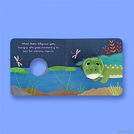 Baby Alligator Finger Puppet Book - Yu-Hsuan Huang [KSIĄŻKA]