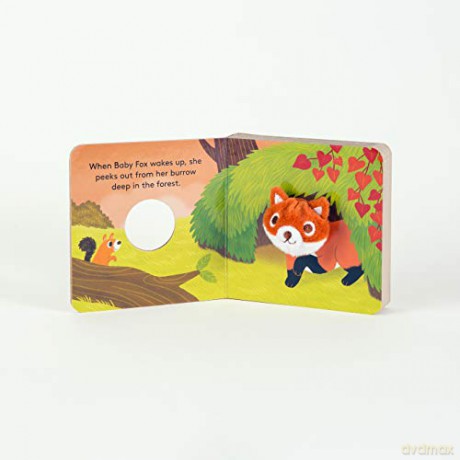 Baby Fox Finger Puppet Book - Chronicle Books [KSIĄŻKA]