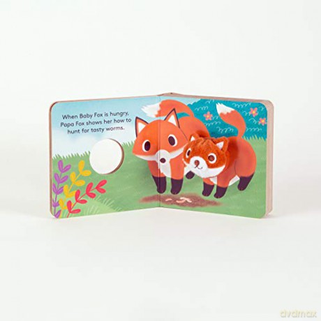 Baby Fox Finger Puppet Book - Chronicle Books [KSIĄŻKA]