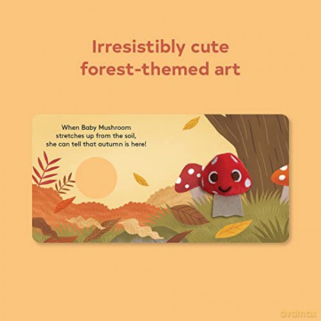 Baby Mushroom Finger Puppet Book - Yu-Hsuan Huang [KSIĄŻKA]