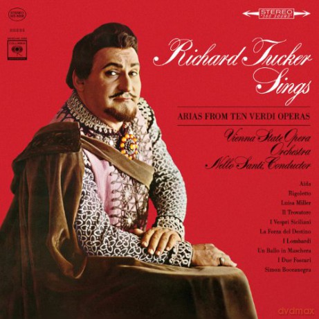 Richard Tucker: Richard Tucker Sings Arias From Ten Verdi Operas [CD]