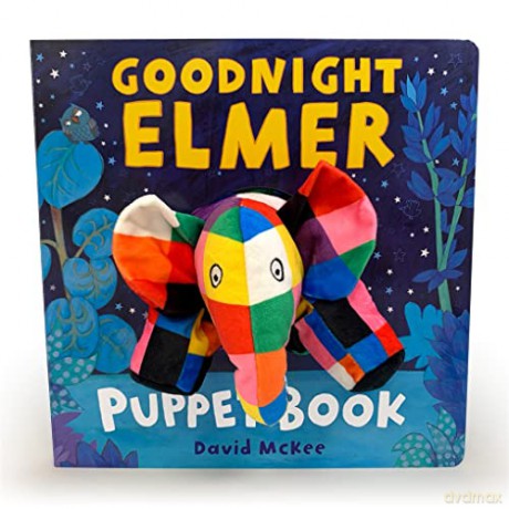 Goodnight Elmer Puppet Book - David Mckee [KSIĄŻKA]