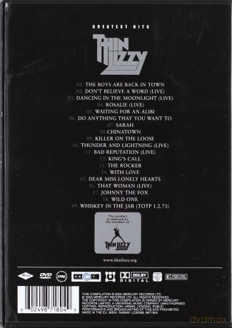 Thin Lizzy: Greatest Hits [DVD]