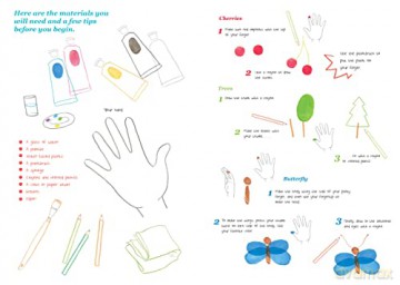 Finger Painting With Lili Activity Book - Lucie Albon [KSIĄŻKA]