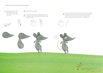 Finger Painting With Lili Activity Book - Lucie Albon [KSIĄŻKA]