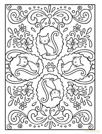 Happy Cats Coloring Bookhappy Cats Color - Noelle Dahlen [KSIĄŻKA]