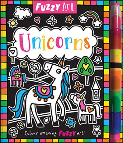 Fuzzy Art Unicorns - Melanie Hibbert [KSIĄŻKA]