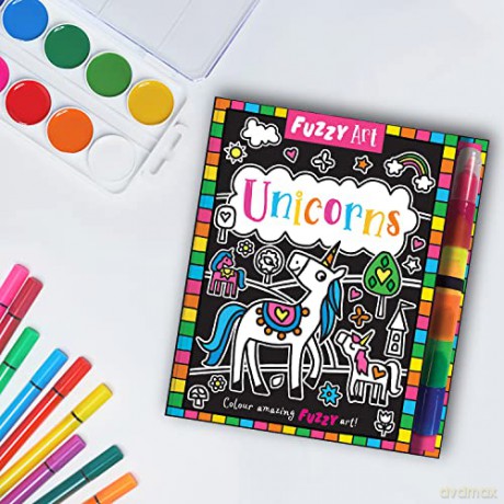 Fuzzy Art Unicorns - Melanie Hibbert [KSIĄŻKA]