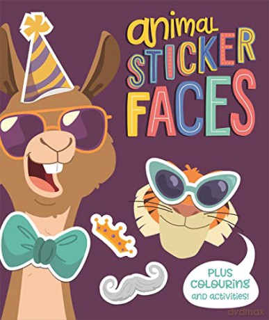 Animal Sticker Faces [KSIĄŻKA]