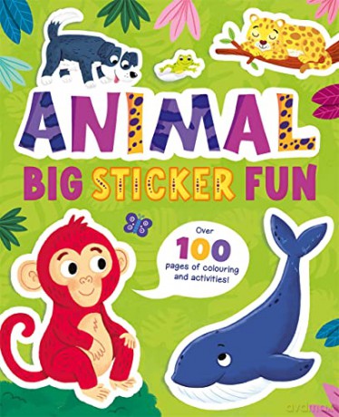 Animal Big Sticker Fun [KSIĄŻKA]