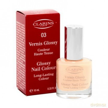 Clarins Glossy Nail Color 03 Soft Peach 10ml (Lakier do paznokci) [KOSMETYKI]