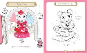 Claris A Tres Chic Activity Book - Hess Megan [KSIĄŻKA]