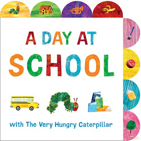 Day At School With/Very Hungry Caterpill - Eric Carle [KSIĄŻKA]