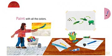 Day At School With/Very Hungry Caterpill - Eric Carle [KSIĄŻKA]
