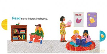 Day At School With/Very Hungry Caterpill - Eric Carle [KSIĄŻKA]
