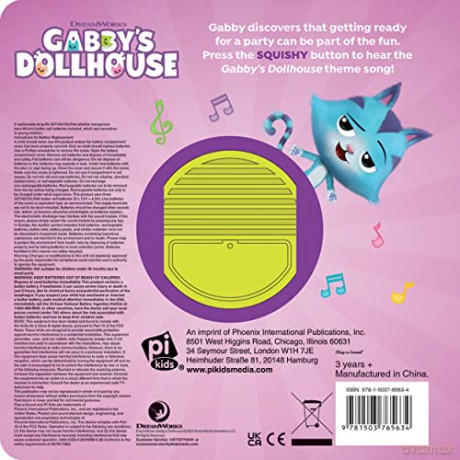 Gabbys Dollhouse Ameowzing Music - Pi Kids [KSIĄŻKA]