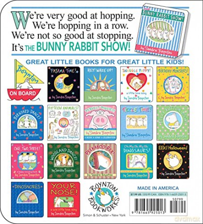 Bunny Rabbit Show - Sandra Boynton [KSIĄŻKA]