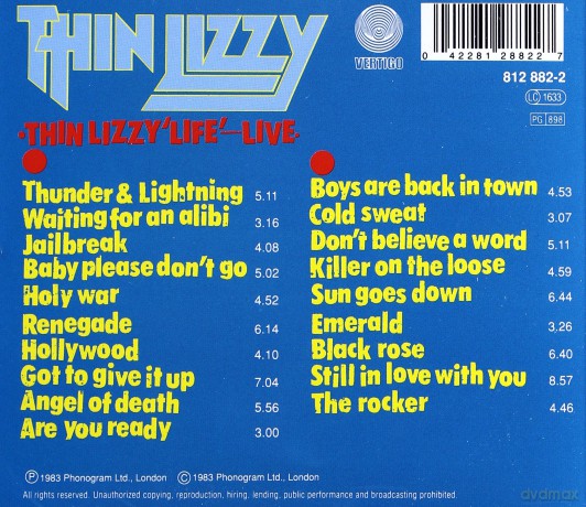 Thin Lizzy: Life [2CD]