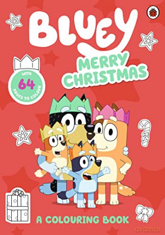 Bluey Merry Christmas A Colouring Book [KSIĄŻKA]