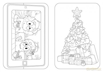 Bluey Merry Christmas A Colouring Book [KSIĄŻKA]