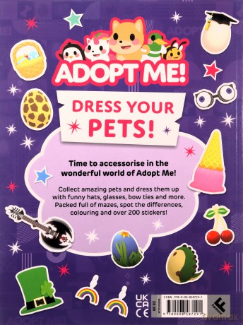 Adopt Me Dress Your Pets - Uplift Games [KSIĄŻKA]