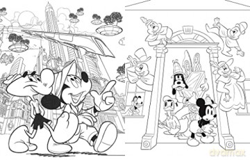 Disney Mickey And Friends Colouring Book - Disney [KSIĄŻKA]