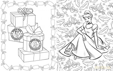 Disney The Christmas Collection Colourin - Disney [KSIĄŻKA]